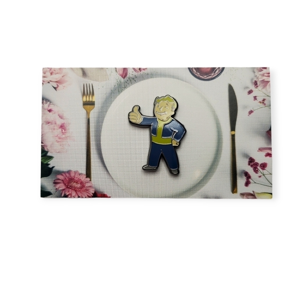 Fallout video game Vault Boy Pin/Brooch - Picture 4 of 8